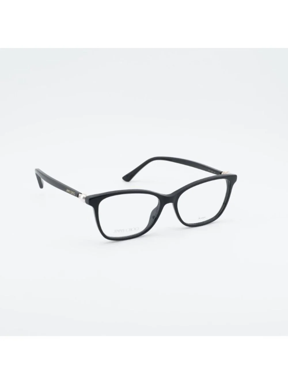 Jimmy Choo JC377 0807 00 Eyeglasses Black 53mm Rectangle Frame